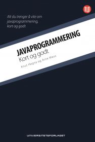 Javaprogrammering  -  kort og godt