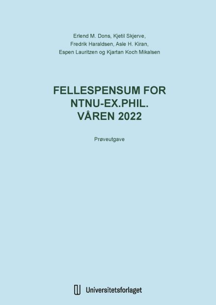 Fellespensum for NTNU-ex.phil. våren 2022